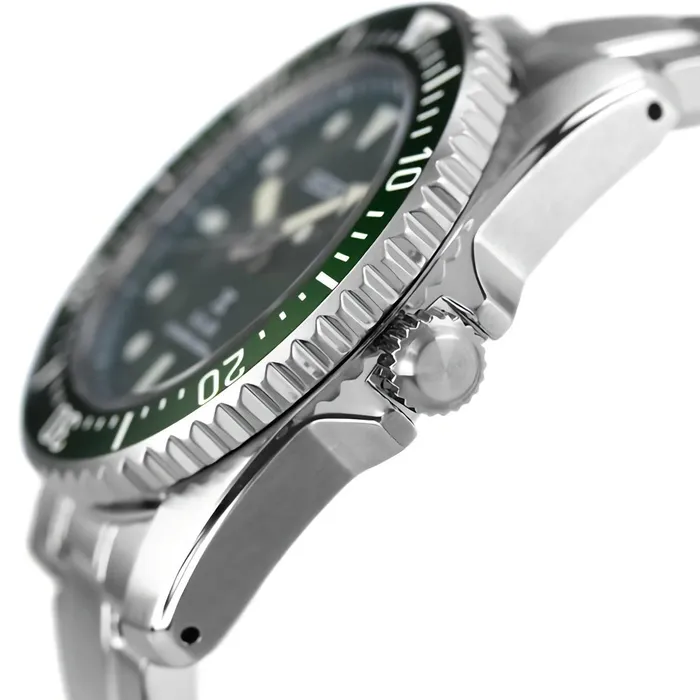 Bracelets SEIKO Seiko Mens Watch Prospex Solar Green Dial Steel Bracelet Rotating Bezel SNE583P1 Bracelets SEIKO Seiko Mens Watch Prospex Solar Green Dial Steel Bracelet Rotating Bezel SNE583P1