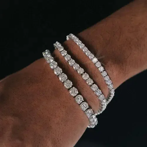 Bracelets VVS jewelry 14k Gold Moissanite Tennis Bracelet Facebook Deal
