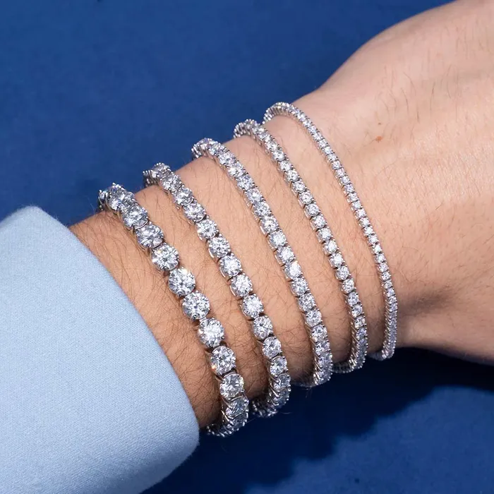 Bracelets VVS jewelry 14k Gold Moissanite Tennis Bracelet Facebook Deal