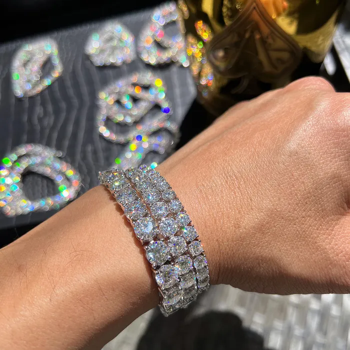 Bracelets VVS jewelry 14k Gold Moissanite Tennis Bracelet Facebook Deal