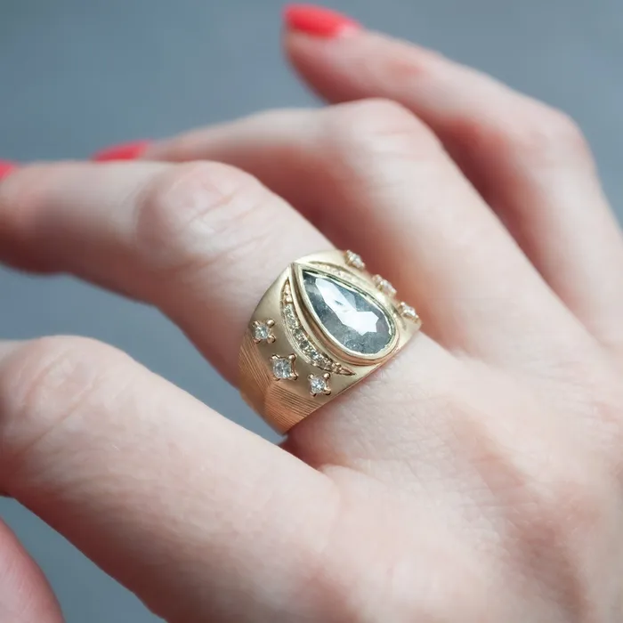 Celine DAoust Rings Grand Diamond Vega Ring