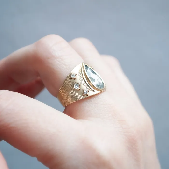 Celine DAoust Rings Grand Diamond Vega Ring