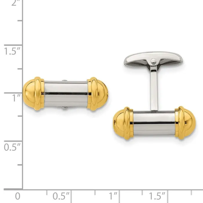 Chisel Bracelets Stainless Steel Yellow IPPlating Cufflinks Chisel Bracelets Stainless Steel Yellow IPPlating Cufflinks