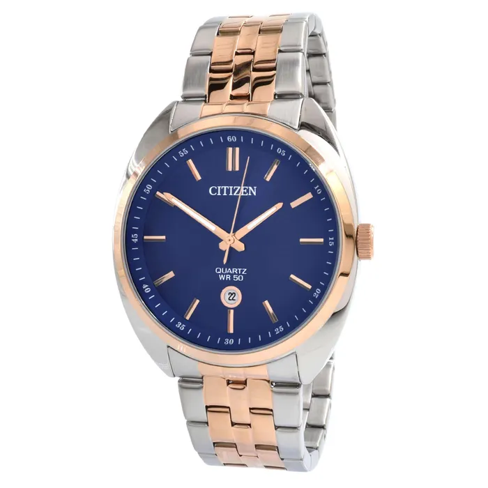 Citizen Bracelets Citizen Mens Watch Japanese Quartz Blue Dial Silver Steel Bracelet BI509653L Citizen Bracelets Citizen Mens Watch Japanese Quartz Blue Dial Silver Steel Bracelet BI509653L