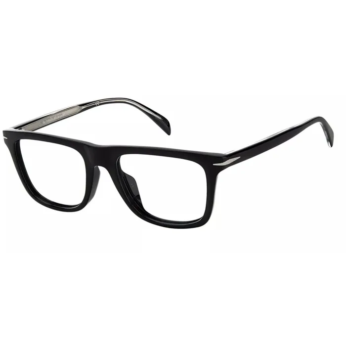 David Beckham David Beckham Mens Eyeglasses Black Silver Rectangular Frame DB7061FBB 0BSC Rings David Beckham David Beckham Mens Eyeglasses Black Silver Rectangular Frame DB7061FBB 0BSC Rings