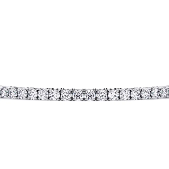deBebians Bracelets 4 Carat Lab Grown Diamond Tennis Bracelet