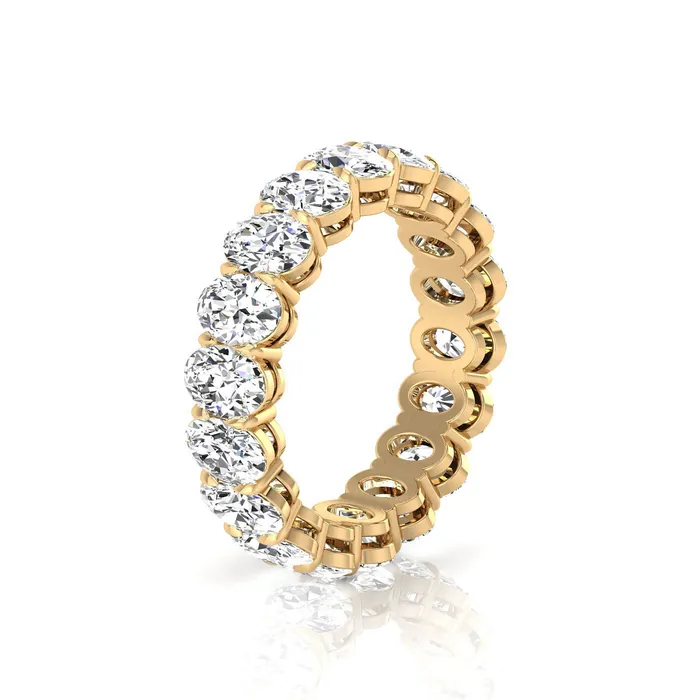 deBebians Rings Oval Lab Grown Diamond Eternity Ring 450cttw