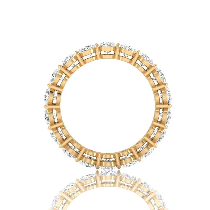 deBebians Rings Oval Lab Grown Diamond Eternity Ring 450cttw