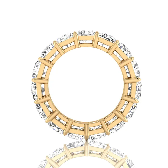 deBebians Rings Radiant Cut Lab Grown Diamond Eternity Ring 1125cttw