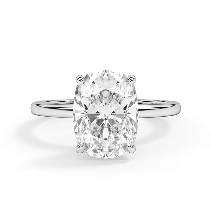 deBebians Rings Wrap Diamond Engagement Ring with Plain Band Yellow Wrap