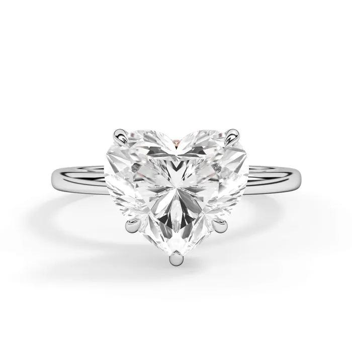 deBebians Rings Wrap Diamond Engagement Ring with Plain Band Yellow Wrap