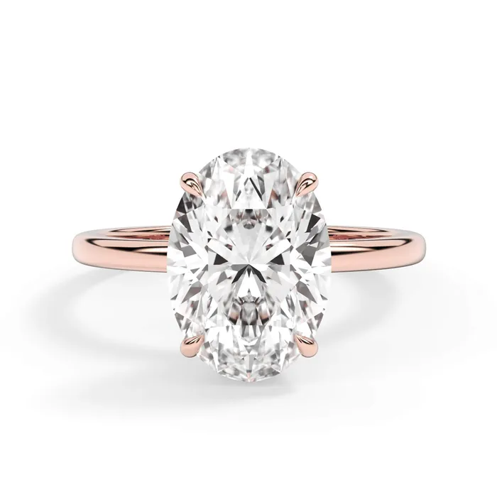 deBebians Rings Wrap Diamond Engagement Ring with Plain Band Yellow Wrap