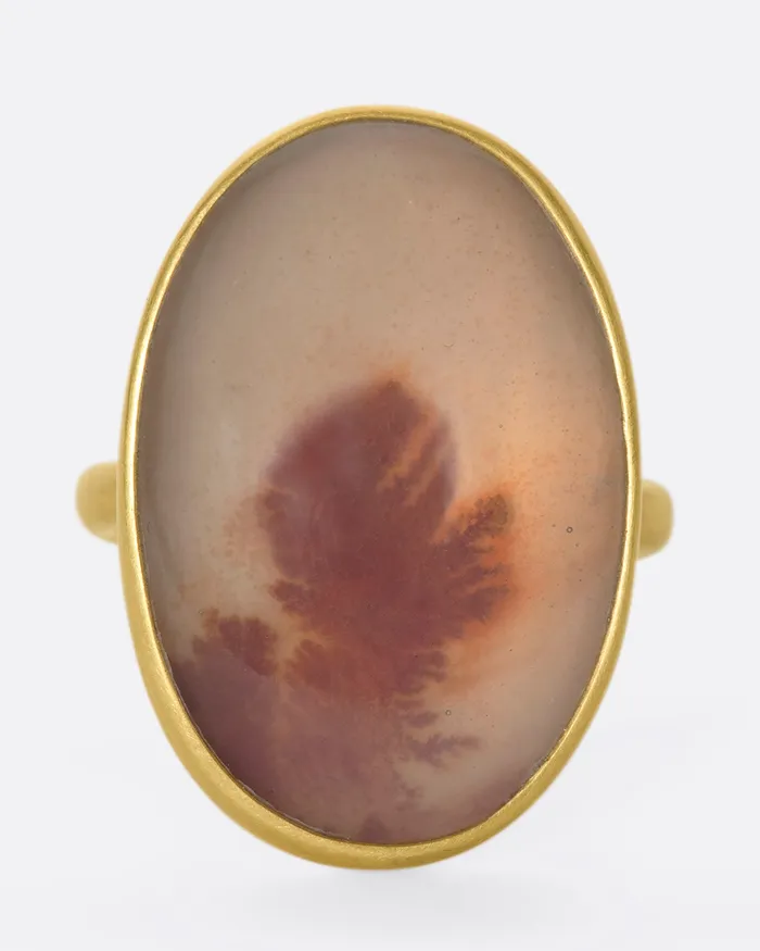Dendritic Agate Doublet Ring LOLA BROOKS Rings