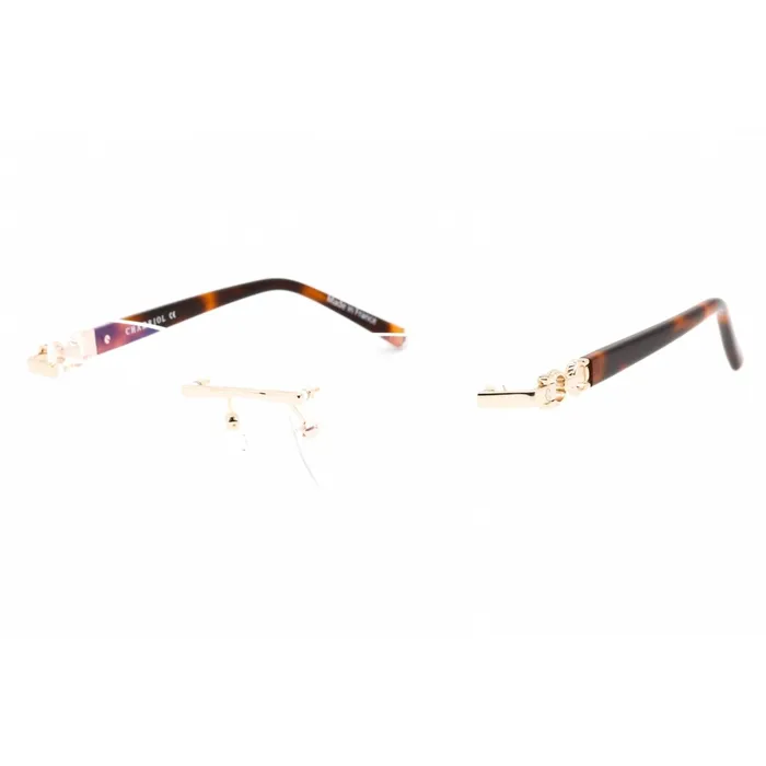 Earrings Charriol Mens Eyeglasses Rimless Shiny Gold Rectangular Metal Frame PC71057 C01 Charriol Earrings Charriol Mens Eyeglasses Rimless Shiny Gold Rectangular Metal Frame PC71057 C01 Charriol