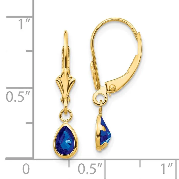 Earrings Jewelry 14k 6x4mm SeptemberSapphire Earrings Earrings Jewelry 14k 6x4mm SeptemberSapphire Earrings