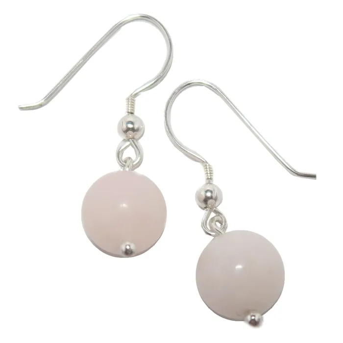 Earrings Satin Crystals Pink Calcite Earrings Mangano Precious Soul Sterling Silver Earrings Satin Crystals Pink Calcite Earrings Mangano Precious Soul Sterling Silver