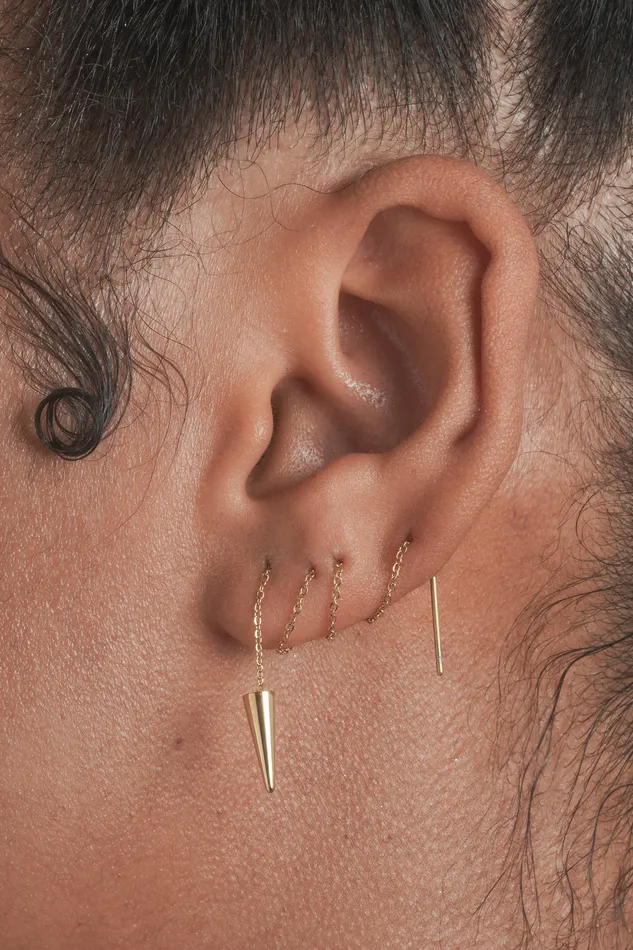 Earrings Time Keeper Threader Earrings Pair READYMADE