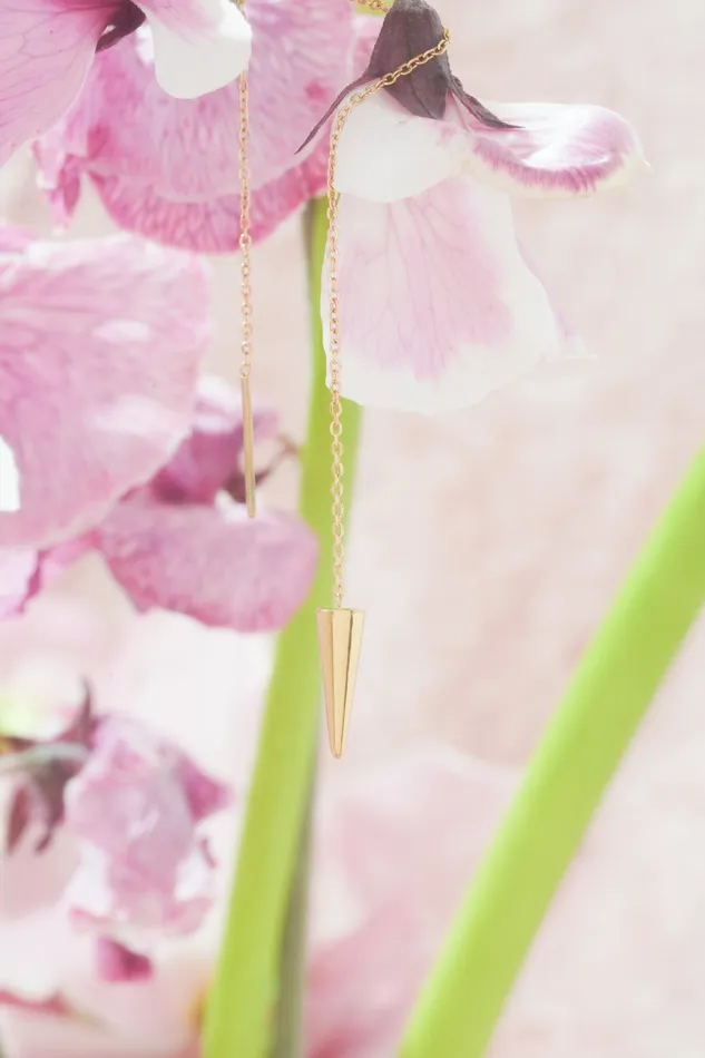 Earrings Time Keeper Threader Earrings Pair READYMADE