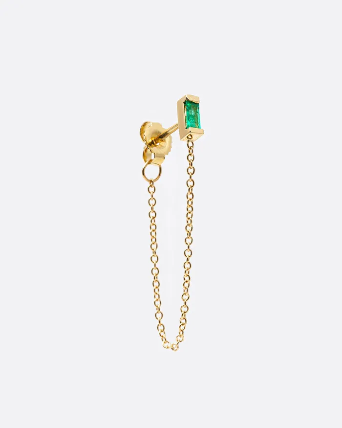 Emerald Chain Earring SELIN KENT Earrings