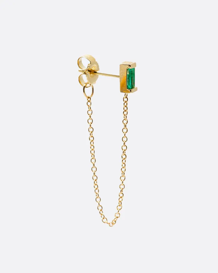 Emerald Chain Earring SELIN KENT Earrings