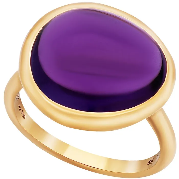 Fred of Paris Womens Ring Belles Rives 18K RG Amethyst Size 375 4B0813046 Fred of Paris Rings