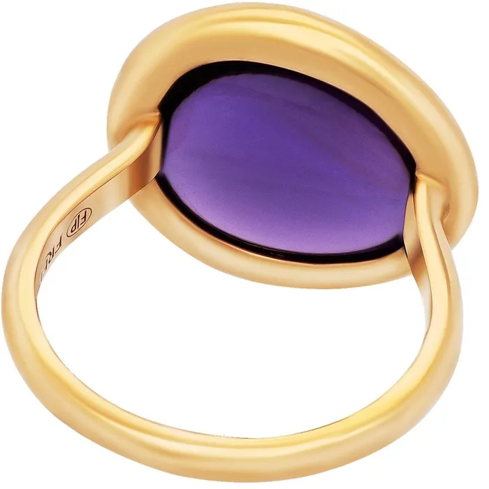 Fred of Paris Womens Ring Belles Rives 18K RG Amethyst Size 375 4B0813046 Fred of Paris Rings