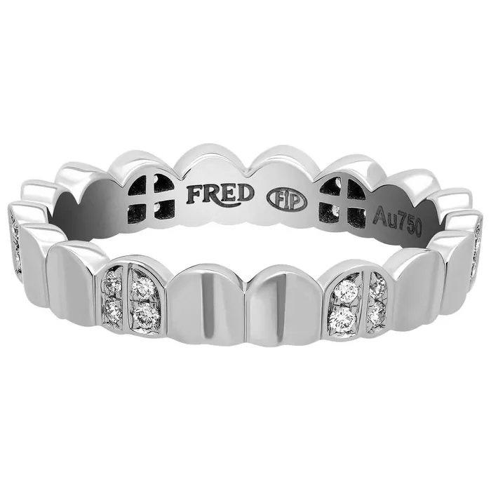Fred of Paris Womens Ring Une Ile Dor Diamond Arc WG Size 45 4B0777048 Fred of Paris Rings Fred of Paris Womens Ring Une Ile Dor Diamond Arc WG Size 45 4B0777048 Fred of Paris Rings