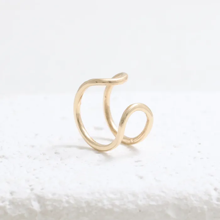 from J Shop Earrings Double Wire Ear Cuff