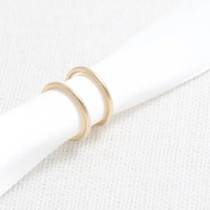from J Shop Earrings Double Wire Ear Cuff