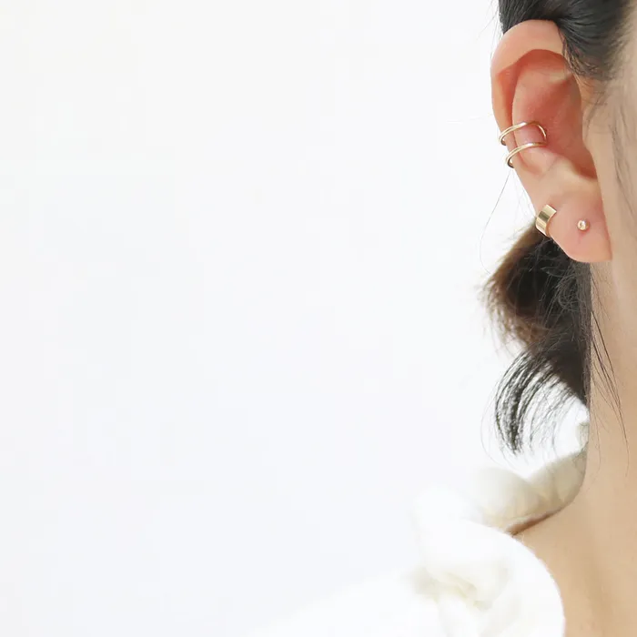 from J Shop Earrings Double Wire Ear Cuff