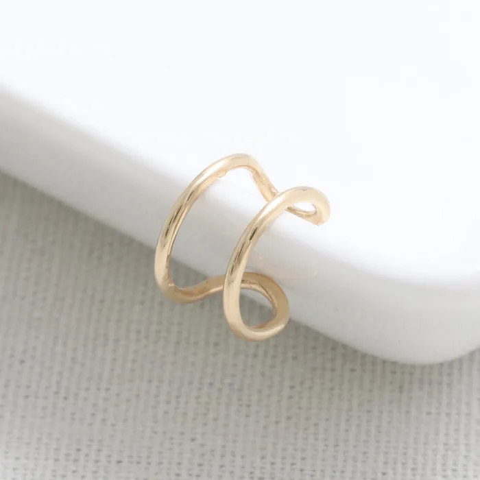 from J Shop Earrings Double Wire Ear Cuff