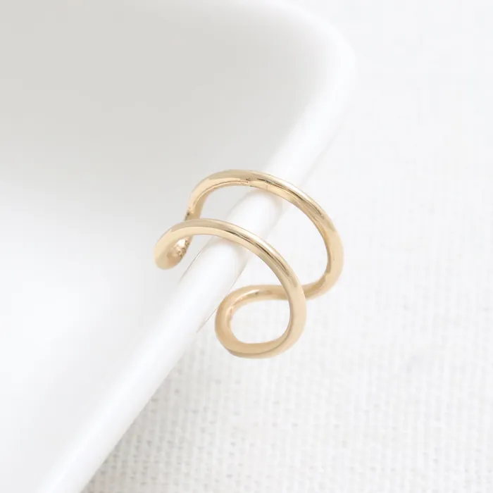 from J Shop Earrings Double Wire Ear Cuff