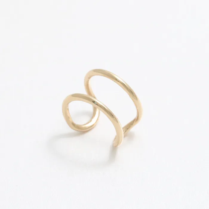 from J Shop Earrings Double Wire Ear Cuff