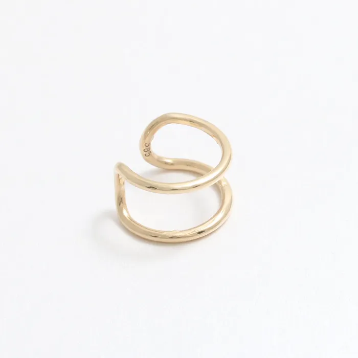 from J Shop Earrings Double Wire Ear Cuff