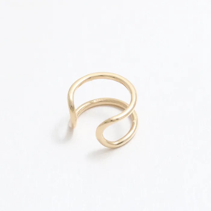 from J Shop Earrings Double Wire Ear Cuff