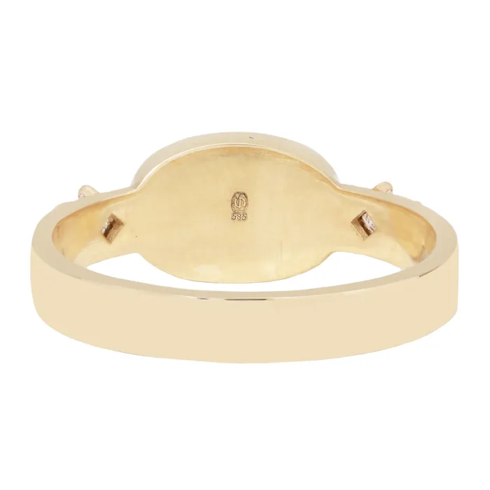 Gray Diamond Moon Totem Ring Celine DAoust Rings