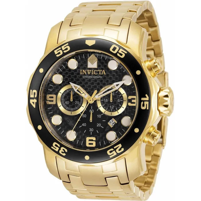 Invicta Bracelets Invicta Mens Chronograph Watch Pro Diver Quartz Yellow Gold Steel Bracelet 35132 Invicta Bracelets Invicta Mens Chronograph Watch Pro Diver Quartz Yellow Gold Steel Bracelet 35132