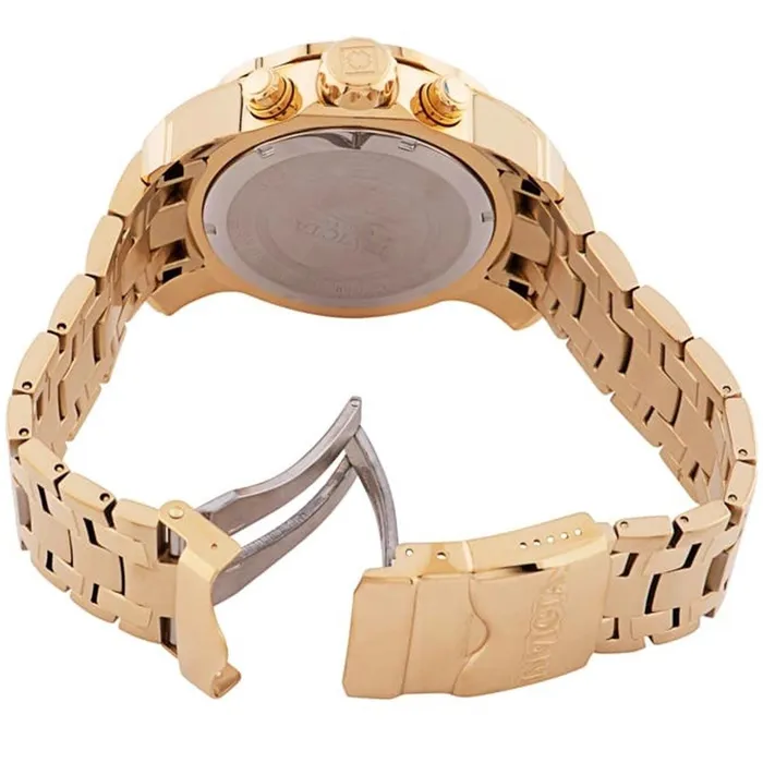 Invicta Bracelets Invicta Mens Chronograph Watch Pro Diver Quartz Yellow Gold Steel Bracelet 35132 Invicta Bracelets Invicta Mens Chronograph Watch Pro Diver Quartz Yellow Gold Steel Bracelet 35132