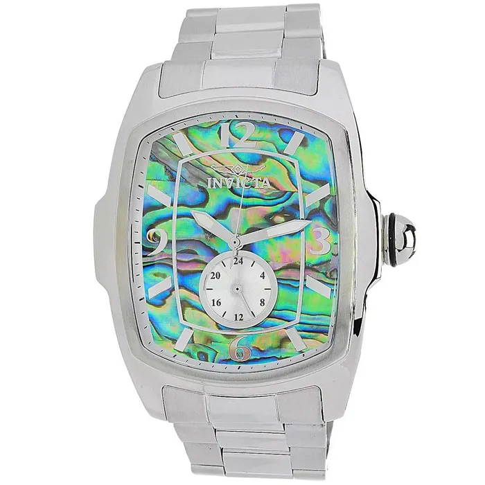 Invicta Bracelets Invicta Mens Watch Lupah Iridescent Abalone and Silver Tone Dial Bracelet 39815 Invicta Bracelets Invicta Mens Watch Lupah Iridescent Abalone and Silver Tone Dial Bracelet 39815