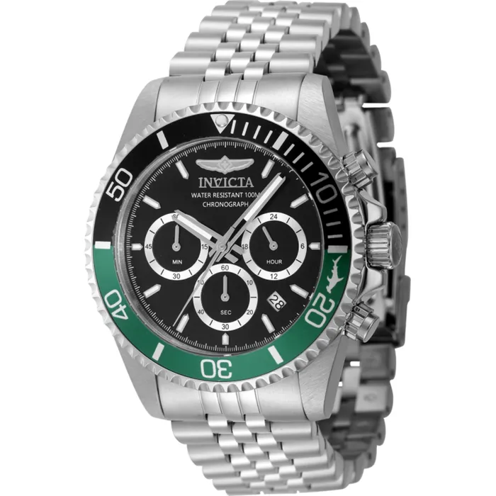 Invicta Bracelets Invicta Mens Watch Pro Diver Quartz Chrono Black Dial Silver Tone Bracelet 48380 Invicta Bracelets Invicta Mens Watch Pro Diver Quartz Chrono Black Dial Silver Tone Bracelet 48380
