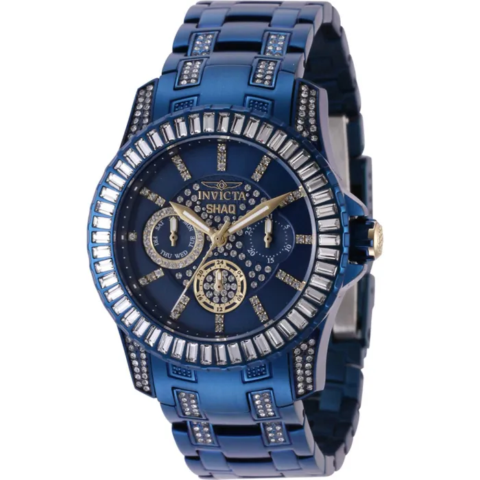 Invicta Bracelets Invicta Womens Watch Shaq Quartz Gold Tone and Blue Dial Crystal Bracelet 43827 Invicta Bracelets Invicta Womens Watch Shaq Quartz Gold Tone and Blue Dial Crystal Bracelet 43827
