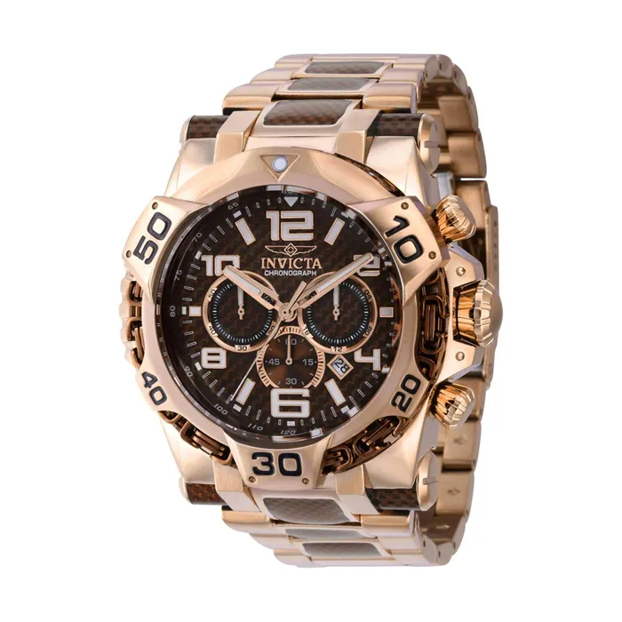 Invicta Invicta Mens Chronograph Watch Mammoth Brown Glass Fiber Dial Bracelet 38796 Bracelets Invicta Invicta Mens Chronograph Watch Mammoth Brown Glass Fiber Dial Bracelet 38796 Bracelets
