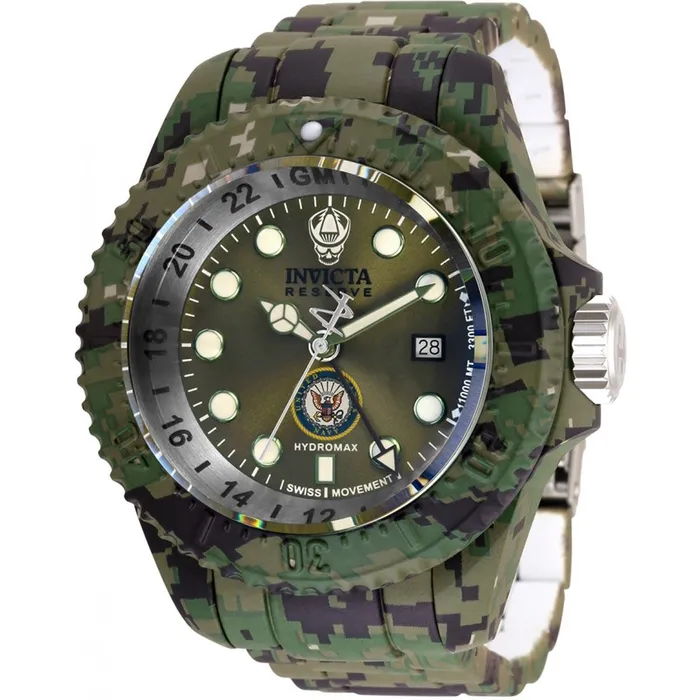 Invicta Invicta Mens Quartz Watch US Navy Green Dial Stainless Steel Bracelet 35322 Bracelets Invicta Invicta Mens Quartz Watch US Navy Green Dial Stainless Steel Bracelet 35322 Bracelets
