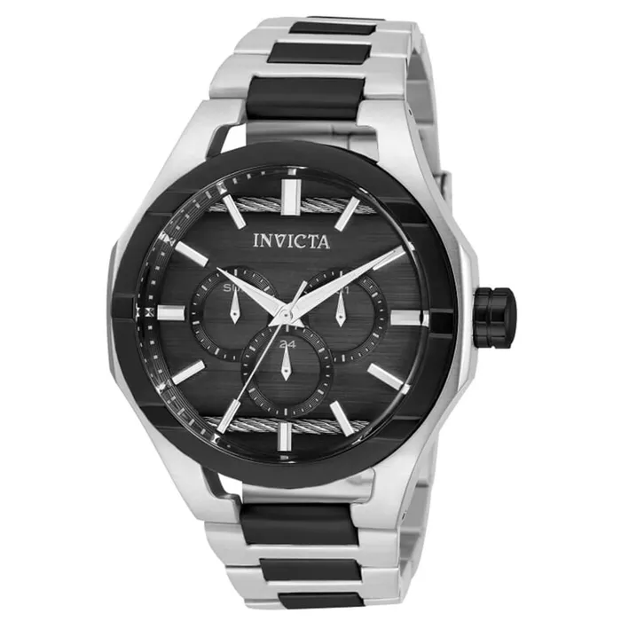 Invicta Mens Quartz Watch Bolt Black and Silver Tone Dial Bracelet 31828 Invicta Bracelets Invicta Mens Quartz Watch Bolt Black and Silver Tone Dial Bracelet 31828 Invicta Bracelets