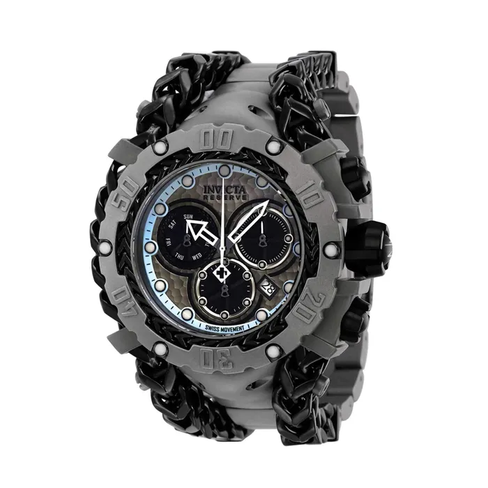 Invicta Mens Watch Gladiator Chronograph Rotating Bezel Grey Bracelet 37259 Invicta Bracelets Invicta Mens Watch Gladiator Chronograph Rotating Bezel Grey Bracelet 37259 Invicta Bracelets