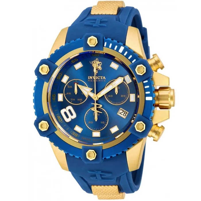 Invicta Rings Invicta Mens Chrono Watch Sea Base Rotating Bezel Blue Dial Two Tone Strap 17977 Invicta Rings Invicta Mens Chrono Watch Sea Base Rotating Bezel Blue Dial Two Tone Strap 17977