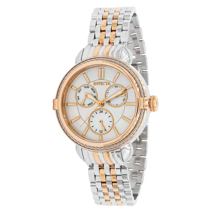 Invicta Rings Invicta Womens Quartz Watch Wildflower Two Tone Silver and Rose Gold Case 37275 Invicta Rings Invicta Womens Quartz Watch Wildflower Two Tone Silver and Rose Gold Case 37275