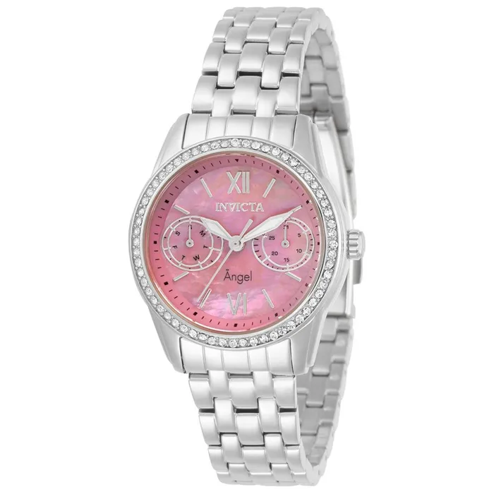 Invicta Womens Quartz Watch Angel Pink Mother of Pearl Dial Bracelet 31377 Invicta Bracelets Invicta Womens Quartz Watch Angel Pink Mother of Pearl Dial Bracelet 31377 Invicta Bracelets