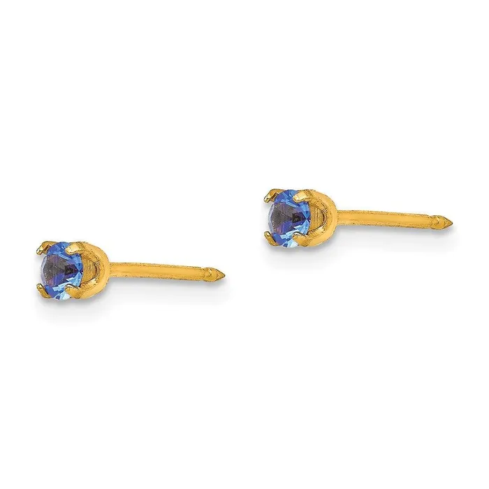 Jewelry Earrings Inverness 14k 3mm September Crystal Birthstone Post Earrings Jewelry Earrings Inverness 14k 3mm September Crystal Birthstone Post Earrings
