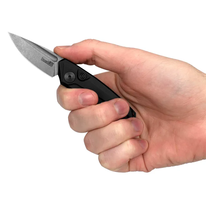 Kershaw Earrings Kershaw Pocket Knife Launch 9 Drop Point Plain Edge Steel Blade Everyday KW7250